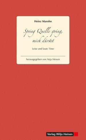 Cover: »Spring Quelle spring, mich dürstet«