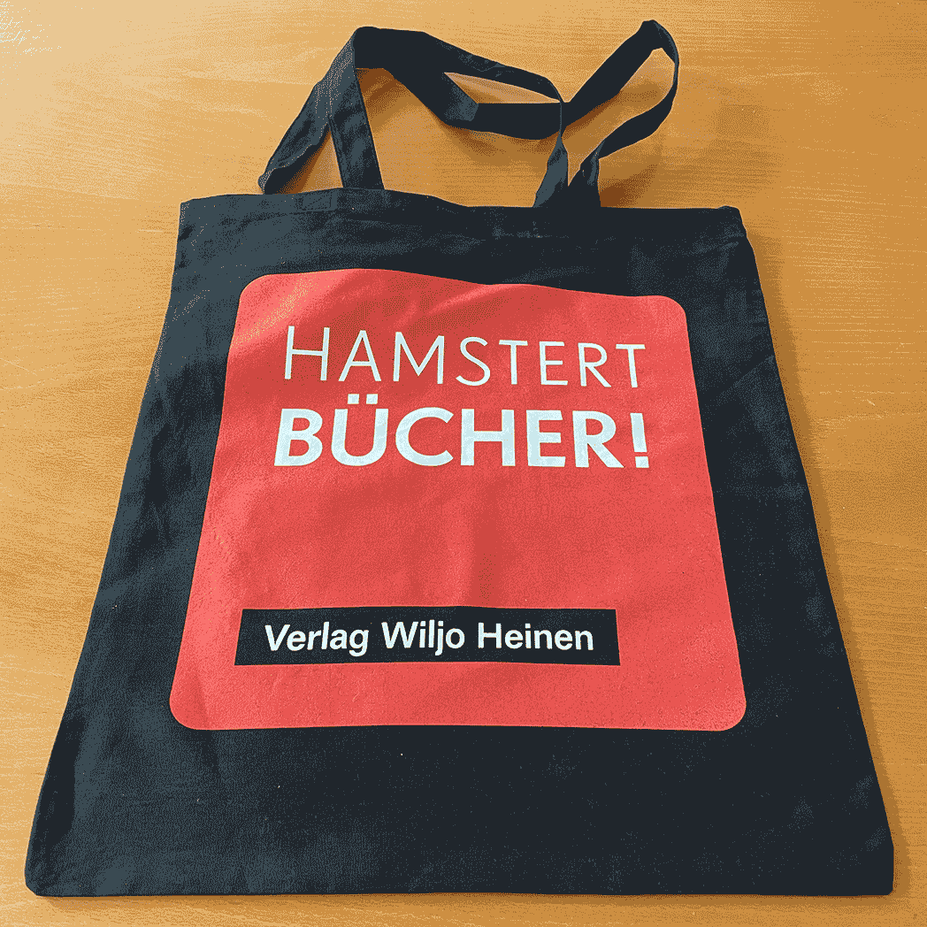 Stoffbeutel »Hamstert Bücher!«