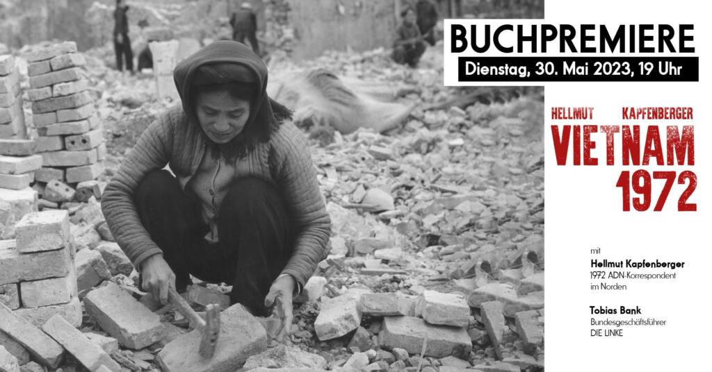 Banner Buchpremiere »Vietnam 1972«